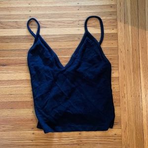 Brandy Melville Black Crop Top!!